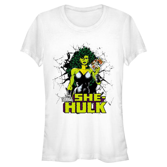 Junior's Marvel Hulk Reads T-Shirt