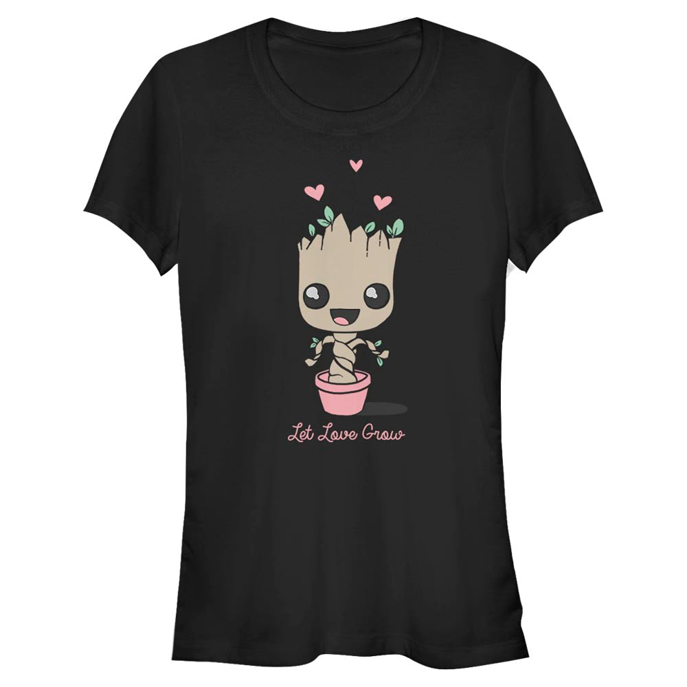 Junior's Marvel Guardians of the Galaxy Cute Groot T-Shirt